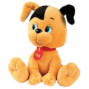 Мягкая игрушка - Щенок из мультфильма Котенок Гав, озвученный, 25 см. (Мульти-Пульти, F8-W1562sim)